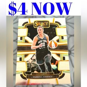 Sabrina Ionescu 2024 Prizm New York Liberty WNBA Basketball Card